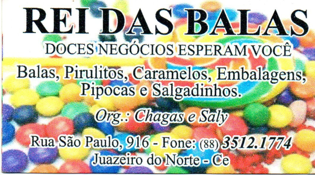 REI DAS BALAS